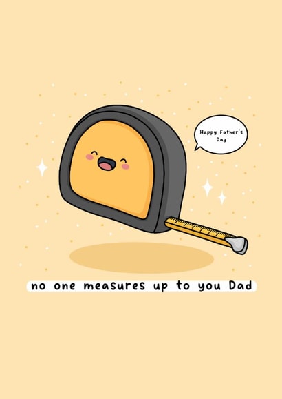 Cute Father's Day Card - Measuring Tape created by Rosalie Perl