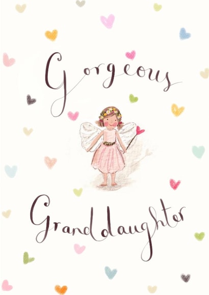 Cute Birthday Card - For Granddaughter - Fairy created by Love Lucy Illustration
