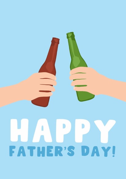 Classic Father's Day Card - Beer - Cheers created by Pink Peach Cards