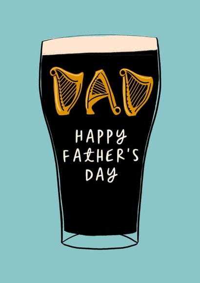 Classic Father’s Day Card - Guinness created by patternmuse