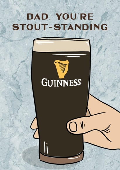 Classic Father's Day Card - Guinness created by Cindy Reynolds