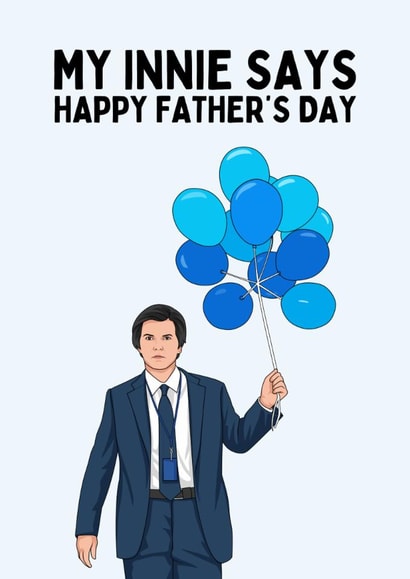Funny Father's Day Card - Severance - My Innie created by Sundiva Designs
