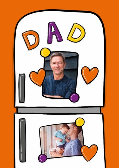 Classic Father's Day Card - Fridge Photos created by TeePee Creations