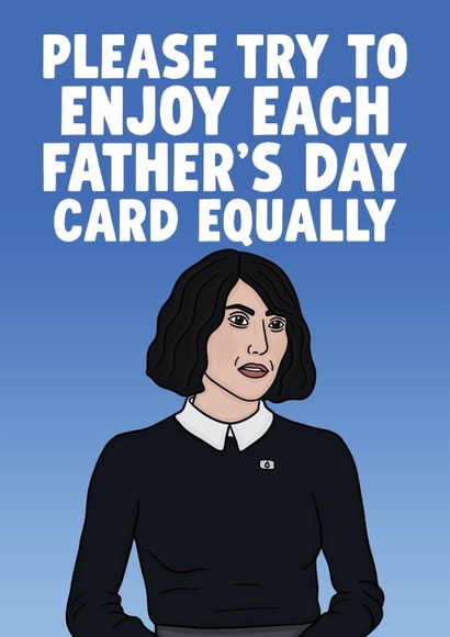 Funny Father's Day Card - Ms Casey - Severance created by Studio Doodles
