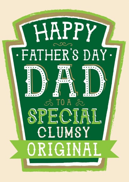 Punny Father's Day Dad Card - Heinz - Salad Cream created by  la la la     Designs