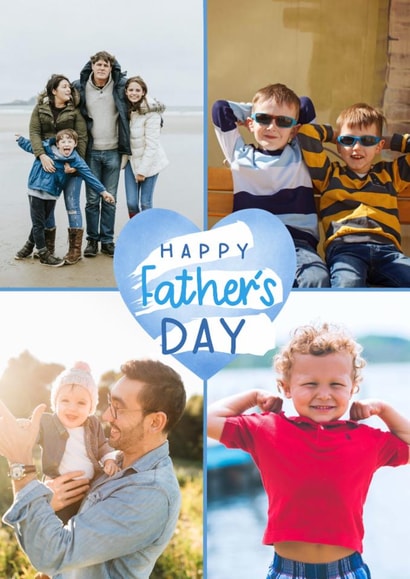 Classic Fathers Day  Card - Multi Photo Card created by Spark and Wild