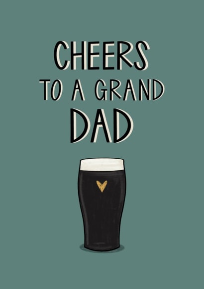 Classic Father's Day Card - Guinness - Grand Dad created by Muses & May 