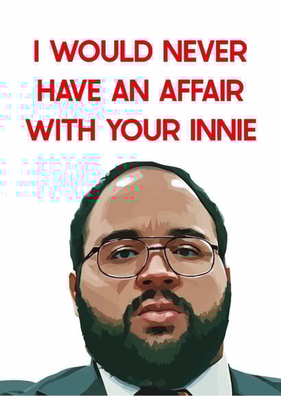 Funny Severance Anniversary Card - Dylan Severance - Innie Card for partner created by Pack a Punch Designs