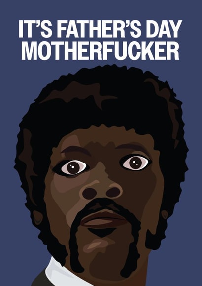 Funny Father's Day Card - Pulp Fiction created by Hello Sausage