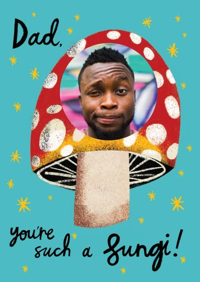 Funny Father's Day/Birthday Card - Fungi - Mushroom created by @AimeeStevens.Design