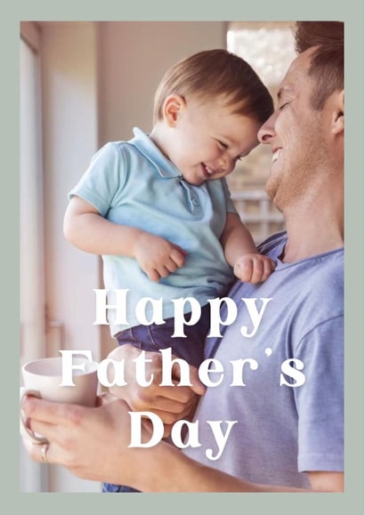 Classic Father's Day Card - Simple Photo Frame created by AniSomi