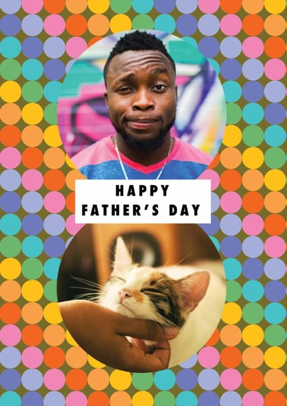 Classic Father's Day Card - Retro Photo Frame created by Katt Jones