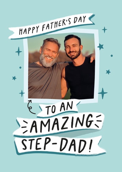 Classic Father's Day Card - Amazing Step Dad created by Studio Mads