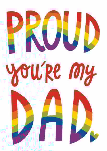 Heartfelt Mother's Day Card - Proud - LGBTQ+ created by @AimeeStevens.Design