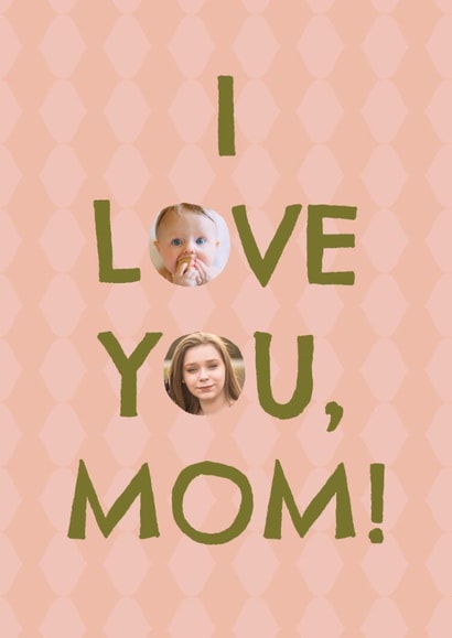 Classic Birthday Card – I Love You, Mom created by Zove Ahh