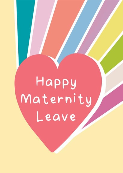 Classic Leaving Card - Maternity Leave created by Stuck Shop Gifts