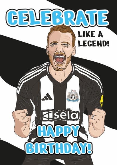 Newcastle united birthday card created by Rulu
