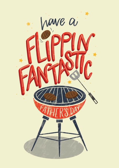 Classic Father's Day Card - Flippin' Fantastic - Barbecue created by Cindy Reynolds