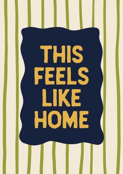 Modern New Home Card - This Feels Like Home created by Sweetlove Press