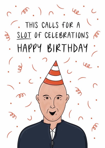 Liverpool FC Birthday Card - Arne Slot - Pun created by Muses & May