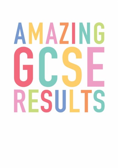 Classic Exams Card - Amazing GCSE Results created by Studio 9