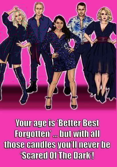 Perfect birthday card for a Steps fan! created by Martyn With A Y