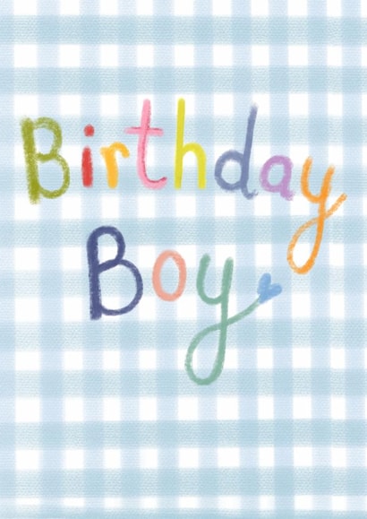 Classic Birthday Card - Birthday Boy created by Love Lucy Illustration
