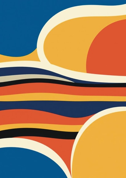 Classic New Home Card - Modern Memphis created by Giddy Kipper