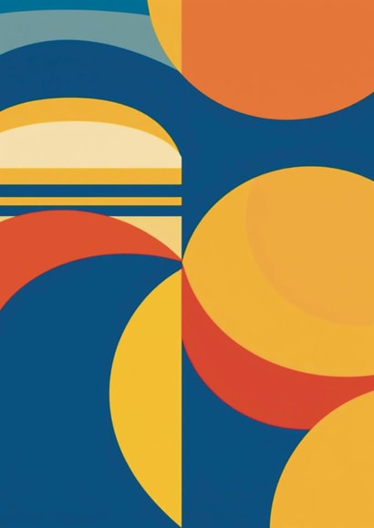 Arty New Home Card - Modern Memphis created by Giddy Kipper