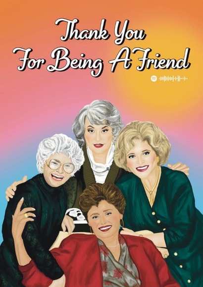 The Golden Girls - Thank You Card created by Choo Choo