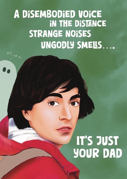 Funny Father’s Day/Birthday card - Uncanny Danny - Ghosts created by Giddy Kipper