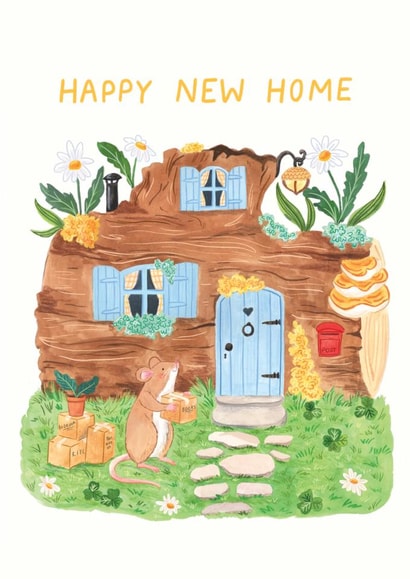 Cute New Home Card - Woodland Mouse created by Frankie Norman