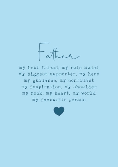 Heartfelt Father's Day Card - Favourite Person created by Cake For Breakfast