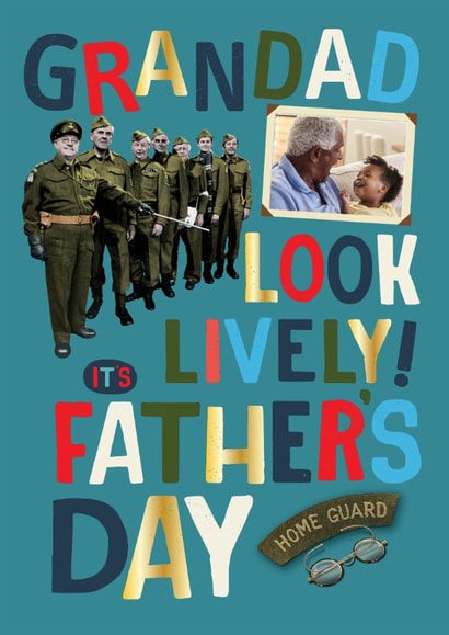 Personalised Father’s Day Photo Card for Grandad – Dad’s Army Style! created by Danilo