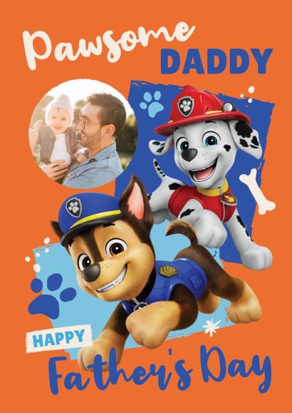 Personalised Paw Patrol Father’s Day Photo Card – For a Pawsome Daddy! created by Danilo