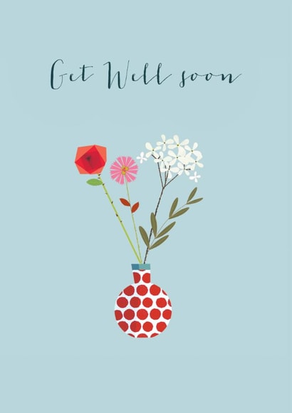Classic Get Well Card - Floral Bouquet created by Kali Stileman