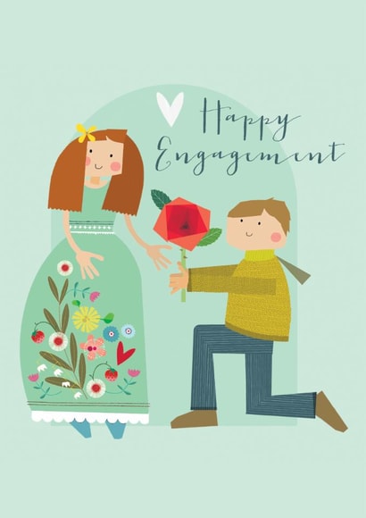 Classic Engagement Card - Proposal created by Kali Stileman