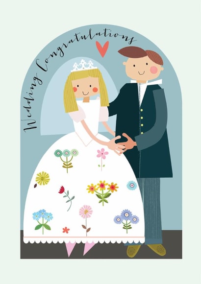 Classic Wedding Card - Bride And Groom created by Kali Stileman