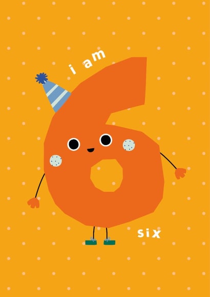 Cute Birthday Card - 6th - Party created by Ellie Hyde