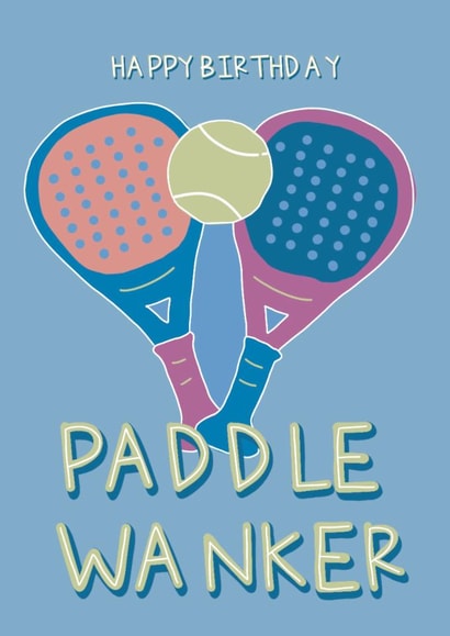 Happy Birthday Grußkarte Für Tennis-Fans – Lustige Karte Mit Tennis-Spieler Motiv, 12,7 X 17,8 Cm, Inkl. Umschlag