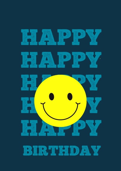 HAPPY HAPPY BIRTHDAY CARD created by Sarah Barker Illustrations