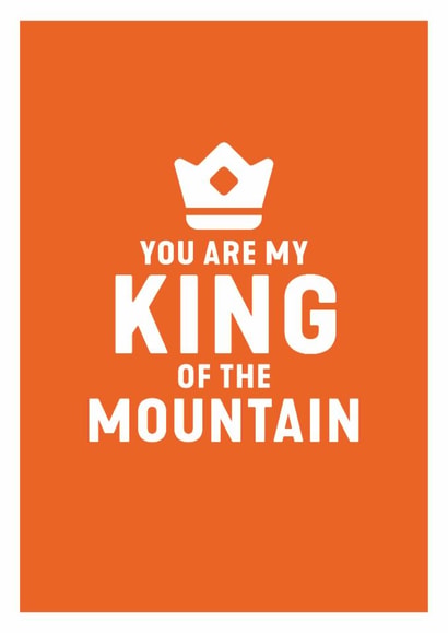 A stylish art card for all the cycling and Strava obsessed people in your life! created by DOMINIC RAAD