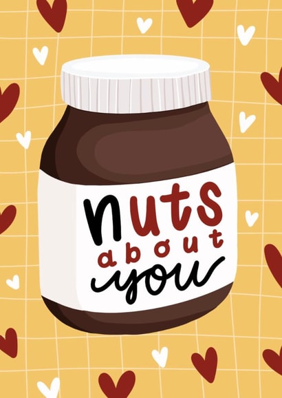 Funny Anniversary/Valentine's Day Card - Nutella created by charlottefoleydesigns