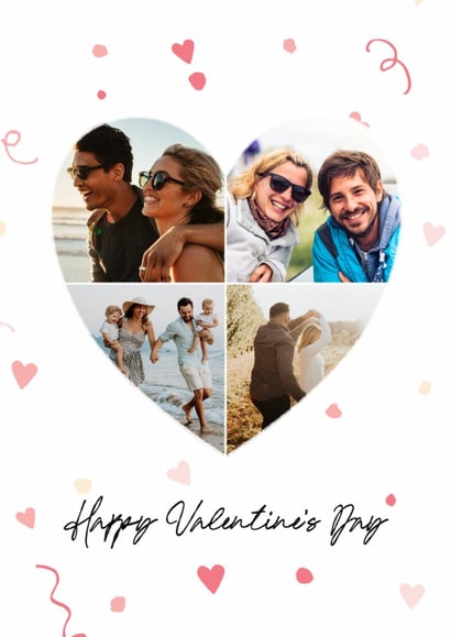 Classic Valentine's Day Card - Heart - Hearts created by @hollielonglanddesigns