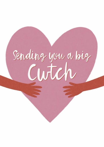 Cute Thinking Of You Card - Sending You A Big Cwtch - Welsh Hug created by Soph AC Studio