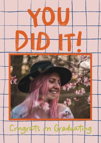 Classic Graduation Card - You Did It created by Sweetlove Press