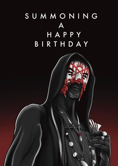 Fun Birthday Card - Sleeptoken - Summoning A Happy Birthday created by Maddie Doherty