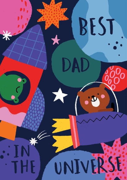 Cute Birthday Card - For Dad - From The Kids created by by Rosie Banton