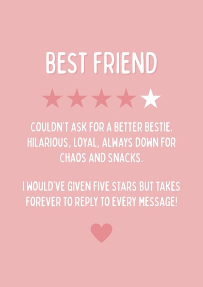 Heartfelt Birthday Card - For Her - Best Friend created by Blush Boulevard