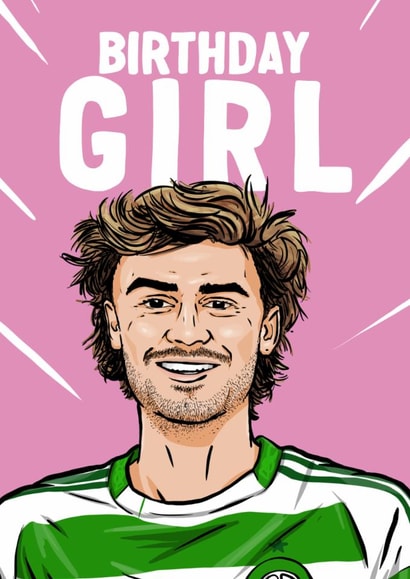 Celtic Birthday Card - Birthday Girl - Jota created by ZB CREATIVE